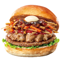 旨辛牛カルビごぼうバーガー　620円