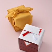 熨斗と風呂敷でラッピング