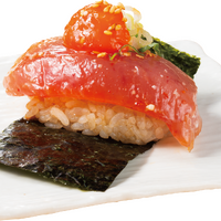 厚切りびんちょう鮪のユッケ風(税込209円）