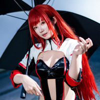 細いくびれが美しすぎる！レースクイーン姿の『NIKKE』ラピ：レッドフード、絶景S字カーブにドリフトは決まるのか 画像