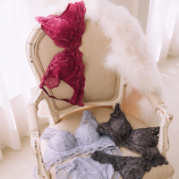 ナイスバディブラリボンレース/カラー:ローズレッドレッド・チャコール(全2色)