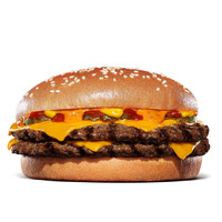 ダブルにんにく・ガーリックバーガー　単品1,090円、セット1,390円