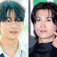 「水の中でもイケてる」BTS・V、“親友”パク・ヒョンシクとのプールSHOT公開！誕生日を祝福