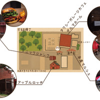 だるま横丁の全体マップ