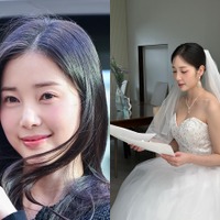 “バツイチ”五輪金メダリストと熱愛説の元アイドル、純白のウェディングドレス姿を公開【PHOTO】