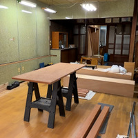 今はそのままの元美容室はショールームにする予定©ＭＢＳ