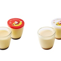 （画像：左）カスタードプリン（画像：右）とろ生カスタードプリン　価格：各３７８円