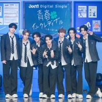 “&TEAMの後輩”「aoen」、全席完売のミニライブ開催！2nd Single『秒で落ちた』リリースをサプライズ発表