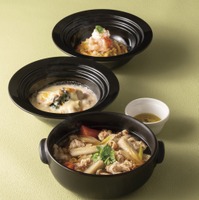 山形豚とごぼうの旨出汁鍋　おすすめ３品セット（税込2,860円）