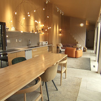 開放感抜群のリビングダイニングキッチン©MBS