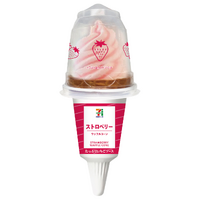 セブンプレミアム ワッフルコーンストロベリー（税込289.44円）