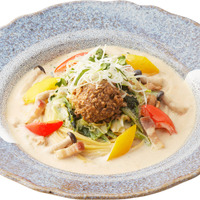 国産鶏そぼろと野菜の豆乳仕立て～鶏ごま担々～（税込1,199円）