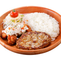タルタルザンギ&ハンバーグディッシュ（Mサイズ：1,660円）
