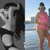 衝撃の“スイムウェア姿”で妊娠説も…韓国女性ユーチューバー、別人級ビフォー写真公開しダイエット宣言