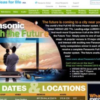 米国で開催中の3Dツアー「2010 Panasonic Touch the Future Tour」