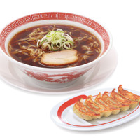 郡山ブラック素らーめん餃子セット　500円（税込）　