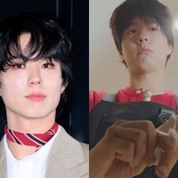 俳優パク・ボゴム、収録中に流血…理髪店でカットに苦戦、汗びっしょりな姿で傷を隠す