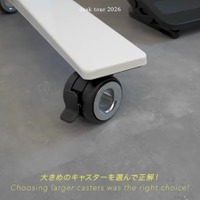 FlexiSpotネジ式キャスター・W3（C）瞑色（meishoku）