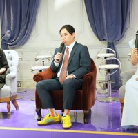 YOU、せいや、谷まりあ【撮影：小宮山あきの】