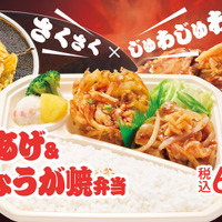 かきあげ＆しょうが焼弁当：690円（税込）