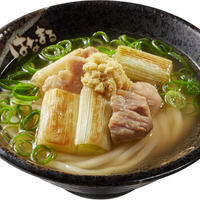 (焼きバラ海苔)生姜鶏ねぎ塩うどん(温)（小）740円、(中)930円、(大)1,150円