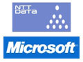 NTTデータとマイクロソフト、DWH/BIの分野で協業強化 画像