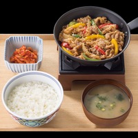 『鉄板牛プルコギ定食』店内税込価格　899円