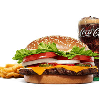 ワッパー チーズ セット　740円