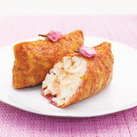 【いなりすし専門店 豆狸】「桜いなり」270円