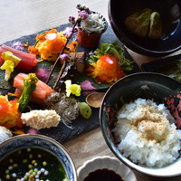 鎌倉彩り手巻き寿司御膳