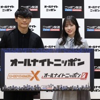 左から）山口一郎（サカナクション）、正源司陽子（日向坂46）