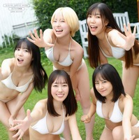 書影／アップアップガールズ（仮）デジタル写真集『Let's party up!』撮影:西村 康（C）ワニブックス