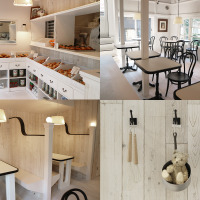 白を基調とした内装