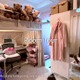【デスクツアー】ロフトベッド下×カーテンで半個室化！1日の80%を過ごす在宅ワーク環境 画像