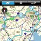 MapFan for iPhoneをアップデート、ロゴアイコンを地図上に表示 画像