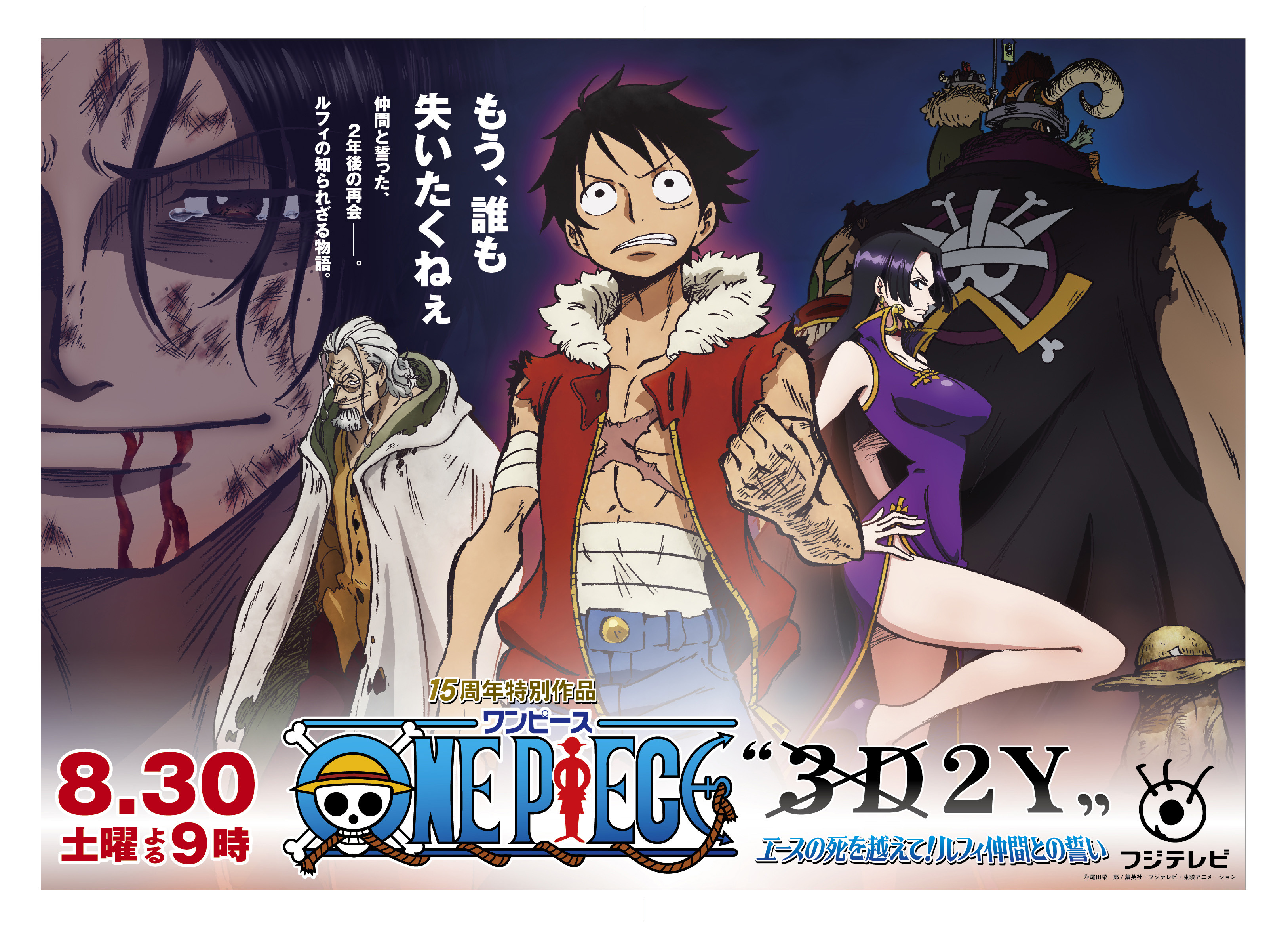 ルフィが麦わら帽を封印 One Piece 新作のメインビジュアル 特報動画が解禁 1枚目の写真 画像 Rbb Today