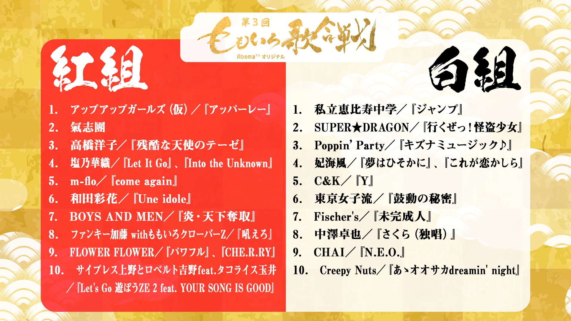 西川貴教やエビ中も出演 ももクロ 第3回 ももいろ歌合戦 組分け 歌唱曲発表 2枚目の写真 画像 Rbb Today