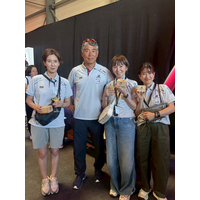 渡辺満里奈、海洋冒険家・白石康次郎氏の新艇進水式に参加