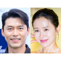 息子の手を離さなかった俳優ヒョンビン…『愛の不時着』夫婦、米ディズニーでの目撃談