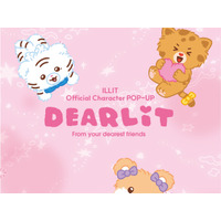 ILLIT、公式キャラ「DEARLIT」ポップアップストア開催！HYBE本社に“おとぎ話のような世界観”を再現