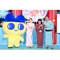 ゆうちゃみ＆エバースが浴衣姿で登場！ゆうちゃみが史上最小の「たまごっち」に大興奮