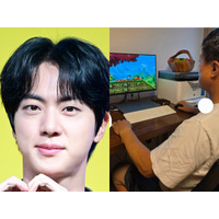 「お父さんに強制的にゲームの教育中」BTS・JIN、愛らしい親子の姿！北米ツアー終え家族団らん