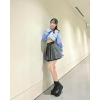 NMB48上西怜の私服がかわいすぎ！ちょっぴりセクシーな“腹チラ”ミニスカコーデ