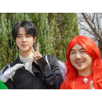「BTS・JINの隣は誰にも譲らない」“天使ビジュアル”に韓国男性芸人も沼落ち…【PHOTO】