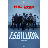 BTS、「MIC Drop (Steve Aoki Remix)」のMVが15億再生突破！