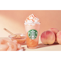 スタバ新作「ヘブンリー ピーチ フラペチーノ」8月1日より登場