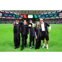 「ONE PIECE」実写版キャスト5人が東京ドームで始球式！イニャキ・ゴドイの豪快投球に新田真剣佑「まさにルフィみたい」