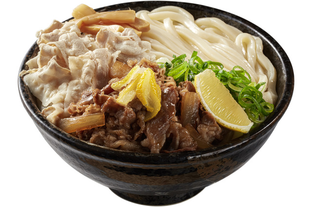 はなまるうどん、麺1キロの「メガつけ麺」を26日より発売！魚介や牛肉の期間限定メニュー3種も登場 画像