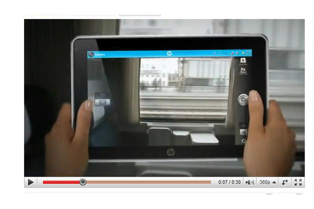 「HP Slate」はカメラ、SDスロット、USB端子付き 画像