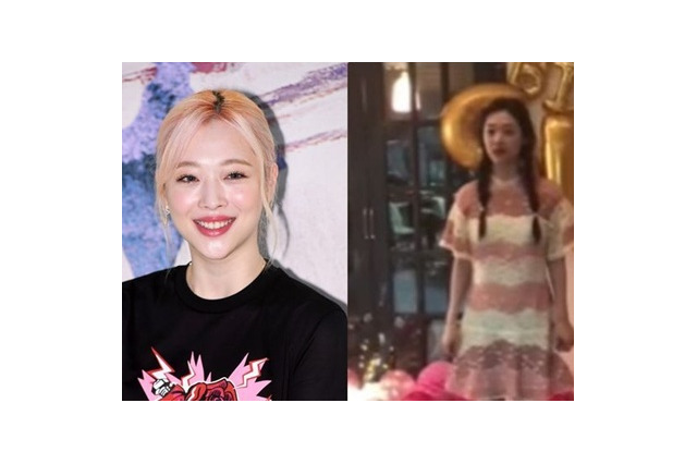 生前の姿を実兄が突如公開…f(x)ソルリさん、“親友”ク・ハラさんらしき姿も 画像